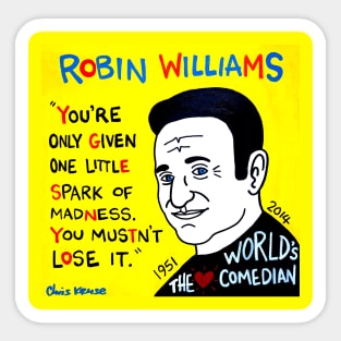 Robin Williams Sticker